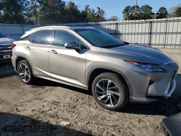 2017 Lexus RX with VIN 2T2BGMCA8HC017531, listed as a Copart auction lot 75051144 with 51,648 mi miles and Salvage Title. Bid and sale history available at carsss.com. Image 4.
