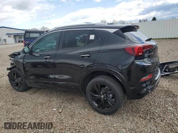 2025 Buick Encore GX Sport Touring with VIN KL4AMESL4SB156816, listed as a Copart auction lot 55428645 with 4 mi miles and Salvage title. Bid and sale history available at DreamBid. Image 2.