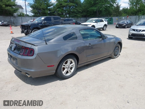 2013 Ford Mustang V6 with VIN 1ZVBP8AM0D5260795, listed as a IAAI auction lot 42222754 with 98,322 mi miles and . Bid and sale history available at carsss.com. Image 4.