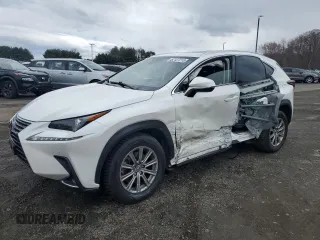 2018 Lexus NX with VIN JTJBARBZ5J2158018, listed as a Copart auction lot 52127215 with 107,317 mi miles and Salvage Title. Bid and sale history available at carsss.com. Image 1.
