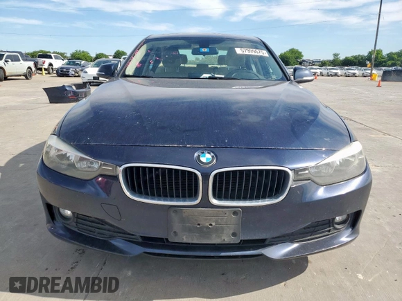 2015 BMW 3 Series 320i with VIN WBA3B1C58FK140327, listed as a Copart auction lot 57999675 with 124,437 mi miles and Salvage title. Bid and sale history available at DreamBid. Image 5.