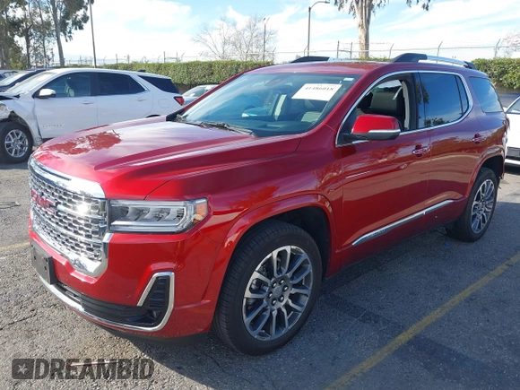 2022 GMC Acadia Denali with VIN 1GKKNPLS7NZ139033, listed as a IAAI auction lot 41486018 with 35,406 mi miles. Bid and sale history available at carsss.com. Image 19.