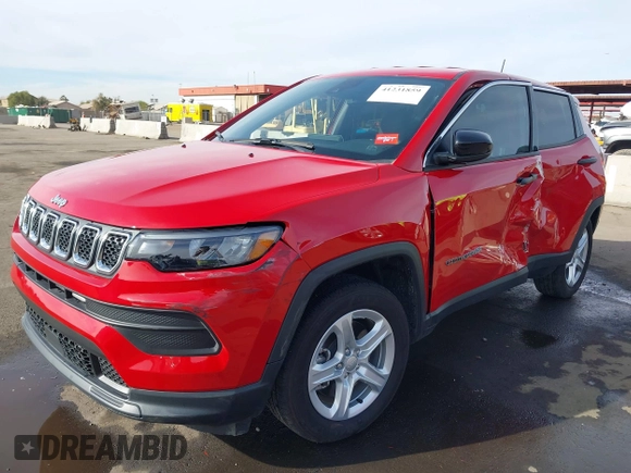2024 Jeep Compass Sport с VIN 3C4NJDAN5RT575666, выставлен на аукционе IAAI как лот 41231859 с пробегом 17 068 миль миль и . История ставок и продаж доступна на DreamBid. Изображение 18.
