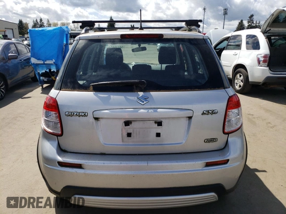 2008 Suzuki SX4 with VIN JS2YB413885110697, listed as a Copart auction lot 50116634 with 145,099 mi miles and Salvage Title. Bid and sale history available at carsss.com. Image 6.