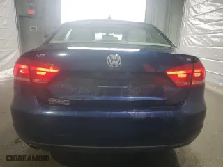 2014 Volkswagen Passat SE with VIN 1VWBP7A34EC003699, listed as a Copart auction lot 49218125 with 107,916 mi miles and Salvage Title. Bid and sale history available at carsss.com. Image 6.