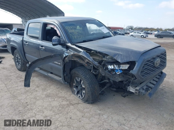 2021 Toyota Tacoma 4WD SR with VIN 3TMCZ5AN4MM387519, listed as a IAAI auction lot 41769922 with 61,813 mi miles. Bid and sale history available at carsss.com. Image 1.