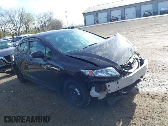 2014 Honda Civic Sedan LX with VIN 2HGFB2F56EH515298, listed as a IAAI auction lot 41966680 with 88,120 mi miles. Bid and sale history available at carsss.com. Image 1.
