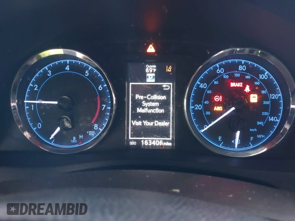 2019 Toyota Corolla L with VIN 2T1BURHE9KC218741, listed as a IAAI auction lot 41857958 with 163,406 mi miles and . Bid and sale history available at DreamBid. Image 7.