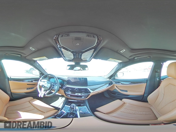 2021 BMW 5 Series 540i with VIN WBA53BJ06MWW96533, listed as a Copart auction lot 48283535 with 65,016 mi miles and Salvage Title. Bid and sale history available at DreamBid. Image 12.