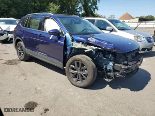 2023 Volkswagen Tiguan SE with VIN 3VV3B7AX7PM062113, listed as a Copart auction lot 71125914 with 17,244 mi miles and Salvage Title. Bid and sale history available at carsss.com. Image 4.