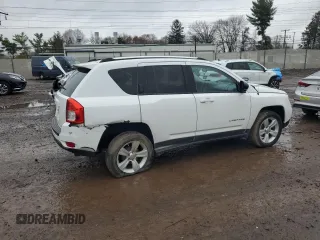 2013 Jeep Compass Sport with VIN 1C4NJCBA2DD102375, listed as a Copart auction lot 51595225 with 92,398 mi miles and Salvage Title. Bid and sale history available at carsss.com. Image 3.