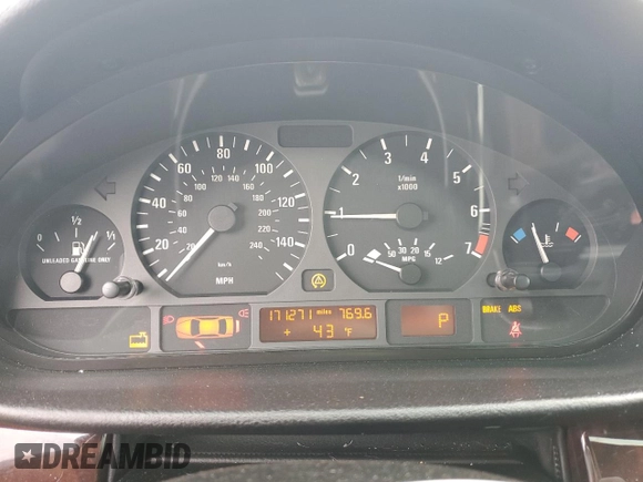2005 BMW 3 Series 325i with VIN WBAET37475NJ89891, listed as a Copart auction lot 47882295 with 171,271 mi miles and Salvage Title. Bid and sale history available at carsss.com. Image 9.