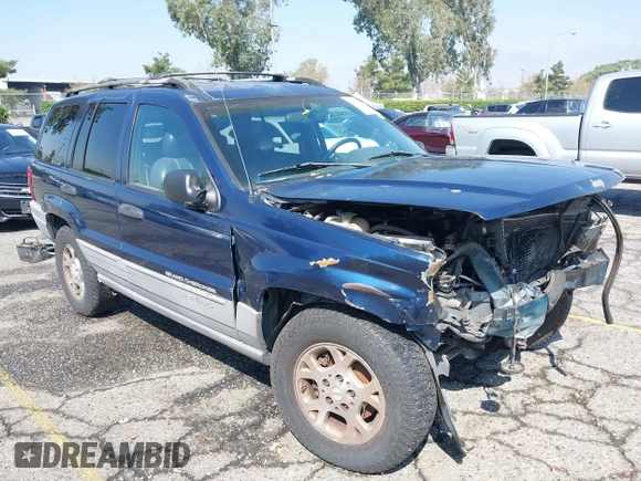 1999 Jeep Grand Cherokee Laredo z VIN 1J4G258S1XC787295, wystawiony jako IAAI lot #40450680 z przebiegiem Nie podano mil oraz . Historia ofert i sprzedaży dostępna na DreamBid. Obrazek 1.