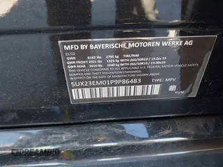 2023 BMW X7 xDrive40i z VIN 5UX23EM04P9P86560, wystawiony jako IAAI lot #41284910 z przebiegiem 13 661 mil mil oraz . Historia ofert i sprzedaży dostępna na DreamBid. Obrazek 9.