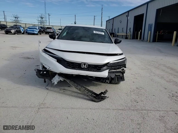 2023 Honda Civic Hatchback Sport with VIN 19XFL2H88PE000871, listed as a Copart auction lot 46226355 with 21,801 mi miles and Salvage Title. Bid and sale history available at carsss.com. Image 10.