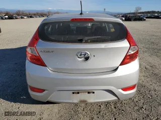 2013 Hyundai Accent GL with VIN KMHCT5AE0DU096122, listed as a Copart auction lot 41841885 with 124,371 mi miles and Salvage Title. Bid and sale history available at carsss.com. Image 6.