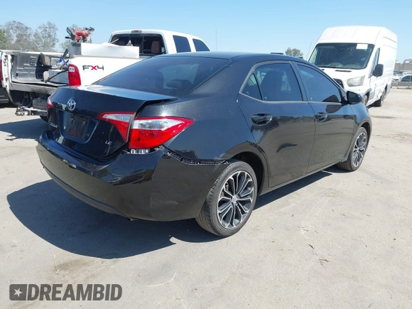 2016 Toyota Corolla L with VIN 2T1BURHE9GC722326, listed as a IAAI auction lot 42699241 with 111,185 mi miles and . Bid and sale history available at DreamBid. Image 4.