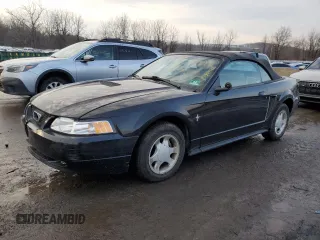 2000 Ford Mustang with VIN 1FAFP4448YF202531, listed as a Copart auction lot 43349785 with 99,444 mi miles and Salvage Title. Bid and sale history available at carsss.com. Image 1.