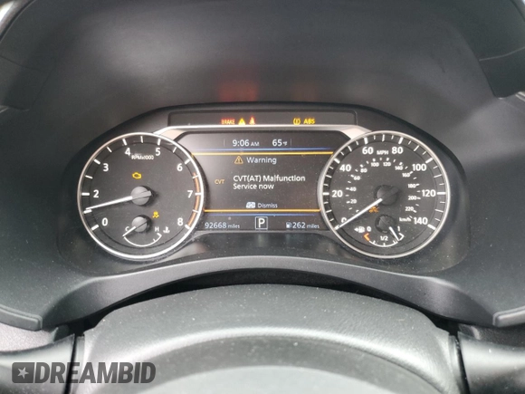 2020 Nissan Altima S with VIN 1N4BL4BV9LC214185, listed as a Copart auction lot 56928125 with 92,668 mi miles and Salvage title. Bid and sale history available at DreamBid. Image 9.