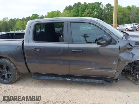 2024 Ram 1500 Lone Star with VIN 1C6SRFFT1RN125616, listed as a IAAI auction lot 42053680 with 57,274 mi miles and . Bid and sale history available at DreamBid. Image 13.