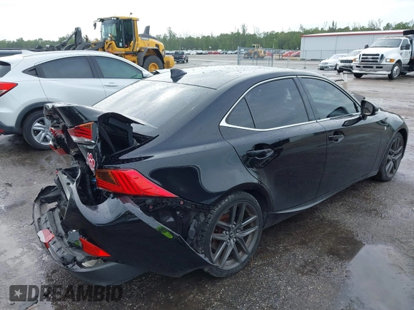 2018 Lexus IS with VIN JTHBA1D25J5071415, listed as a IAAI auction lot 41537146 with 98,343 mi miles. Bid and sale history available at carsss.com. Image 4.