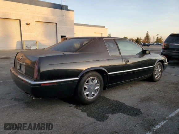 1999 Cadillac Eldorado ESC with VIN 1G6EL12Y8XU614645, listed as a Copart auction lot 86353754 with 151,243 mi miles and Clean Title. Bid and sale history available at DreamBid. Image 3.