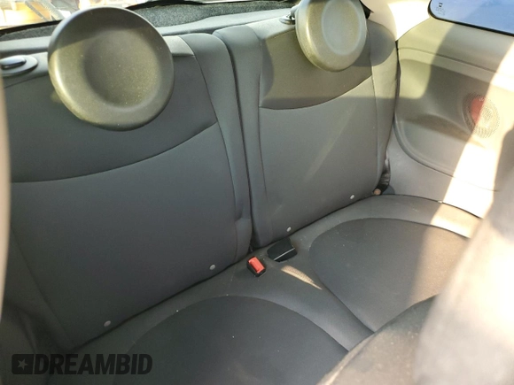 2012 FIAT 500 Pop with VIN 3C3CFFAR5CT384154, listed as a Copart auction lot 58067575 with 98,306 mi miles and Salvage title. Bid and sale history available at DreamBid. Image 11.