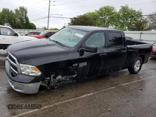 2019 Ram 1500 SLT z VIN 1C6RR6TT4KS603148, wystawiony jako Copart lot #55757475 z przebiegiem 109 802 mil mil oraz Szkoda całkowita • Salvage title. Historia ofert i sprzedaży dostępna na DreamBid. Obrazek 1.