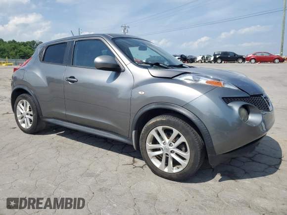 2012 Nissan Juke SL with VIN JN8AF5MR9CT115390, listed as a Copart auction lot 54949975 with 182,432 mi miles and Salvage Title. Bid and sale history available at DreamBid. Image 4.