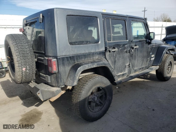 2008 Jeep Wrangler Unlimited Sahara with VIN 1J4GA59108L654912, listed as a Copart auction lot 48170345 with 114,638 mi miles and Salvage Title. Bid and sale history available at carsss.com. Image 3.