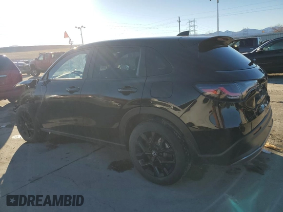2024 Honda HR-V Sport with VIN 3CZRZ2H58RM710969, listed as a Copart auction lot 46715935 with 20,829 mi miles and Salvage Title. Bid and sale history available at carsss.com. Image 2.
