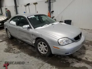 2000 Mercury Sable GS with VIN 1MEFM50U5YG601095, listed as a Copart auction lot 46221875 with 125,321 mi miles and Salvage title. Bid and sale history available at DreamBid. Image 4.