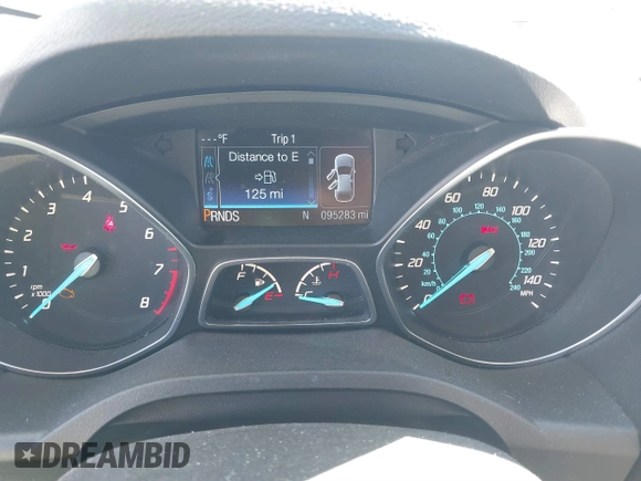 2016 Ford Escape SE with VIN 1FMCU9G95GUC63027, listed as a IAAI auction lot 41838955 with 95,283 mi miles. Bid and sale history available at carsss.com. Image 7.
