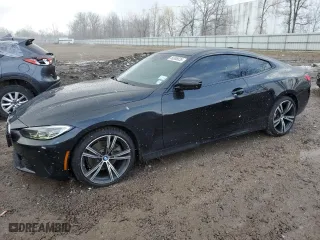 2021 BMW 4 Series 430i xDrive with VIN WBA73AP08MCF20694, listed as a Copart auction lot 50308035 with 70,302 mi miles and Salvage Title. Bid and sale history available at carsss.com. Image 1.