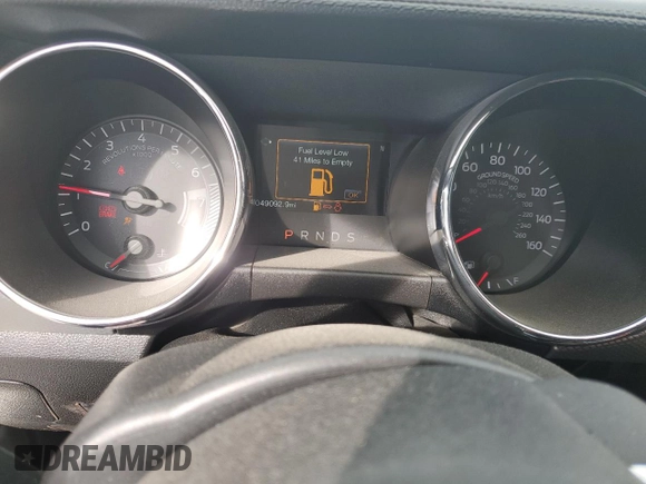 2017 Ford Mustang GT Premium with VIN 1FATP8FF7H5210716, listed as a Copart auction lot 44013595 with 49,092 mi miles and Salvage title. Bid and sale history available at DreamBid. Image 9.