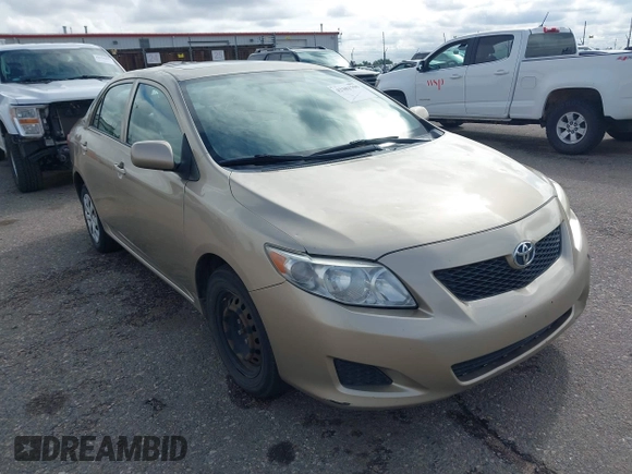 2009 Toyota Corolla with VIN 1NXBU40E09Z078912, listed as a IAAI auction lot 42381759 with 202,353 mi miles and . Bid and sale history available at DreamBid. Image 1.