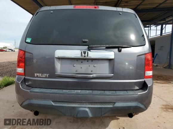 2015 Honda Pilot LX with VIN 5FNYF3H28FB021648, listed as a Copart auction lot 49292675 with 118,841 mi miles and Salvage Title. Bid and sale history available at carsss.com. Image 6.