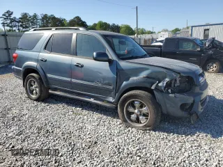 2005 Toyota Sequoia SR5 with VIN 5TDBT44A55S253751, listed as a Copart auction lot 52070225 with 191,245 mi miles and Salvage Title. Bid and sale history available at DreamBid. Image 4.