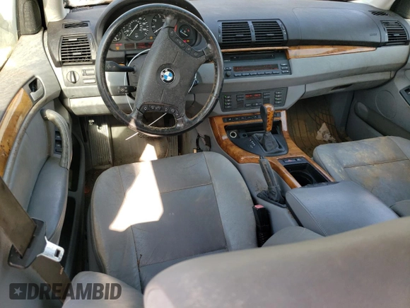 2002 BMW X5 4.4i with VIN 5UXFB33542LH38898, listed as a Copart auction lot 75310454 with 186,168 mi miles and Clean Title. Bid and sale history available at carsss.com. Image 8.
