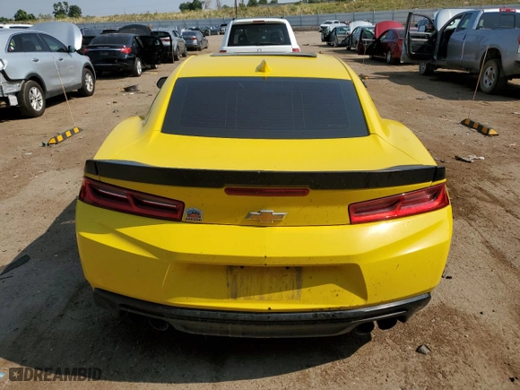 2017 Chevrolet Camaro 2LT with VIN 1G1FC1RS2H0163359, listed as a Copart auction lot 63220234 with 0 mi miles and Salvage Title. Bid and sale history available at carsss.com. Image 6.