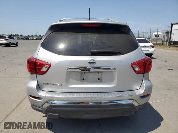 2017 Nissan Pathfinder S with VIN 5N1DR2MN0HC666046, listed as a Copart auction lot 60103085 with 99,194 mi miles and Salvage title. Bid and sale history available at DreamBid. Image 6.