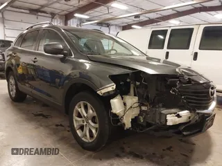 2014 Mazda CX-9 Touring with VIN JM3TB2CA3E0443636, listed as a IAAI auction lot 41324999 with 105,198 mi miles. Bid and sale history available at carsss.com. Image 1.