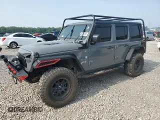 2018 Jeep Wrangler Unlimited Sport S z VIN 1C4HJXDG0JW281103, wystawiony jako Copart lot #60400565 z przebiegiem 112 485 mil mil oraz Szkoda całkowita • Salvage title. Historia ofert i sprzedaży dostępna na DreamBid. Obrazek 1.