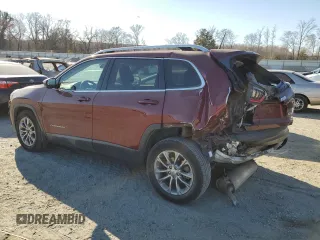 2019 Jeep Cherokee Latitude Plus with VIN 1C4PJLLB5KD479411, listed as a Copart auction lot 47528525 with 76,478 mi miles and Salvage Title. Bid and sale history available at DreamBid. Image 2.