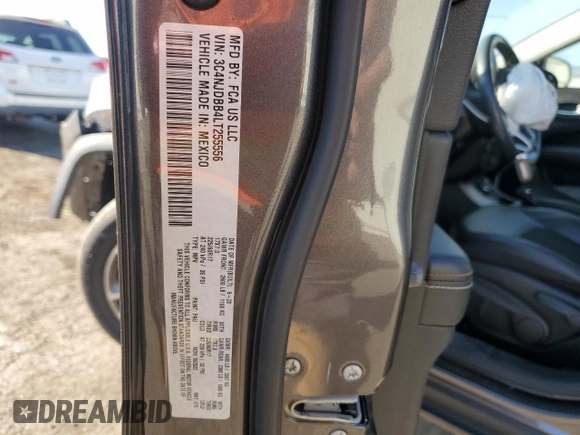 2020 Jeep Compass Latitude with VIN 3C4NJDBB4LT255556, listed as a Copart auction lot 76440714 with 19,102 mi miles and Salvage Title. Bid and sale history available at DreamBid. Image 15.