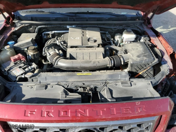 2023 Nissan Frontier SV with VIN 1N6ED1EJ9PN627646, listed as a Copart auction lot 75846884 with 58,597 mi miles and Salvage Title. Bid and sale history available at carsss.com. Image 12.