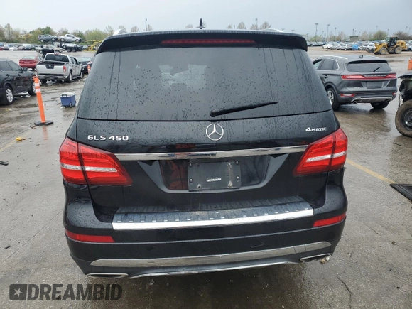 2018 Mercedes-Benz GLS 450 with VIN 4JGDF6EE4JB078967, listed as a Copart auction lot 51867325 with 109,061 mi miles and Salvage Title. Bid and sale history available at DreamBid. Image 6.