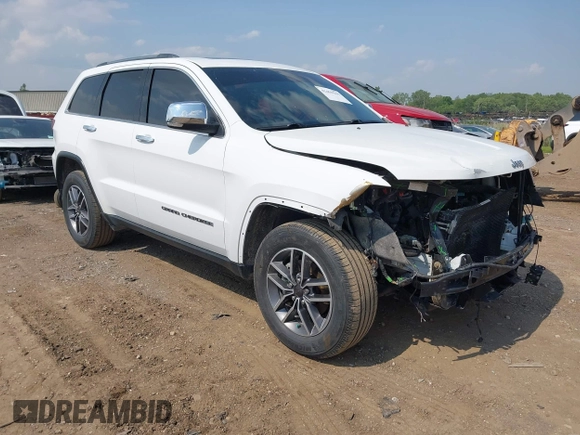 2020 Jeep Grand Cherokee Limited X with VIN 1C4RJFBG6LC138906, listed as a IAAI auction lot 42458169 with 57,349 mi miles and . Bid and sale history available at DreamBid. Image 1.