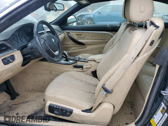 2014 BMW 4 Series 435i with VIN WBA3T3C53EP737301, listed as a Copart auction lot 57352985 with Not provided miles and Salvage title. Bid and sale history available at DreamBid. Image 7.