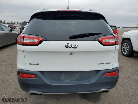2016 Jeep Cherokee Limited with VIN 1C4PJMDS6GW246394, listed as a Copart auction lot 81601324 with 160,957 mi miles and Salvage Title. Bid and sale history available at carsss.com. Image 6.